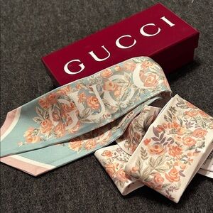 Gucci Printed Silk Ribbon, NIB